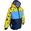 Softshellová bunda jarní žlutá/modrá