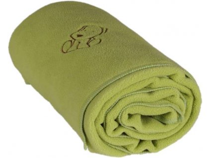 Dětská flísová deka s pejskem 70x100 cm zelená