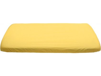 Žluté prostěradlo bavlněné plátýnko 70 x 140 cm