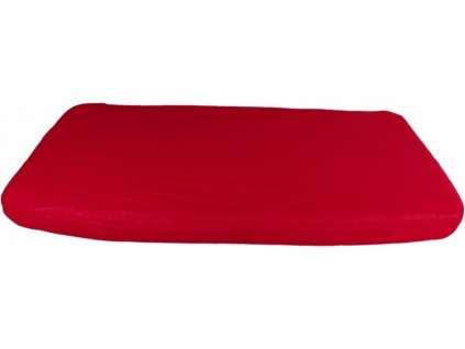2v1 Červené prostěradlo 60x120cm a chránič matrace