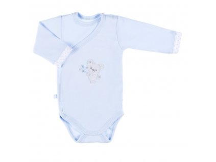 Body pro předčasně narozené děti Newborn dl.rukáv modrá vel.50