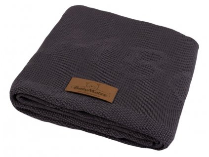 Dětská deka THAI z bambusového vlákna 80x100 cm tmavě šedá