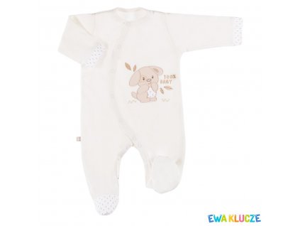 Kojenecký overal NEWBORN vel. 62 ecru