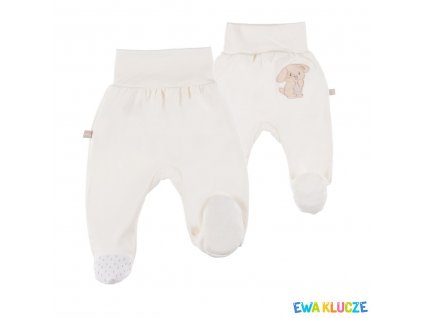 Kojenecké polodupačky NEWBORN vel. 56 ecru