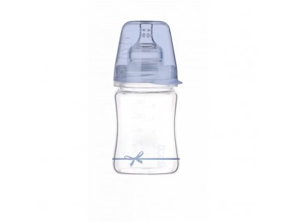 Kojenecká lahev skleněná 150ml BABY SHOWER kluk