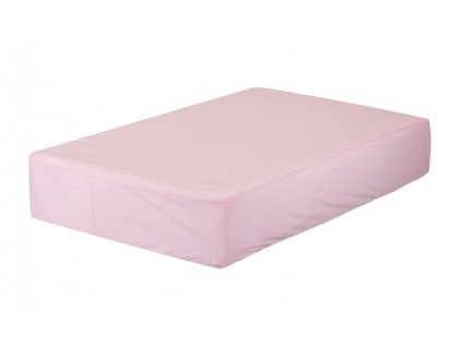 2v1 Růžové prostěradlo 80x160cm a chránič matrace