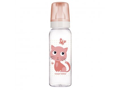 Kojenecká lahev s potiskem CUTE ANIMALS 250 ml