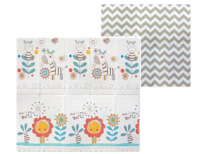 Skládací pěnová podložka na hraní ZEBRA