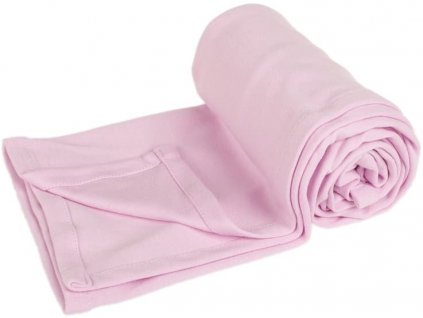 Letní deka z biobavlny 70x100 cm růžová