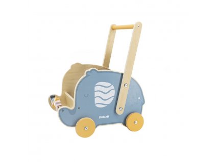 Dřevěné chodítko slon