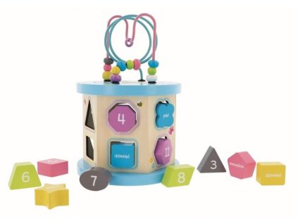 Edukační hračka vkládačka tvary čísla