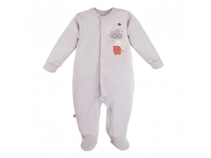 Kojenecký overal MELLOW vel. 62 šedá