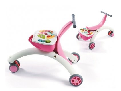 Chodítko 5v1 rostu s tebou růžová