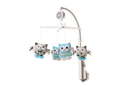 Kolotoč nad postýlku s melodíí PE sovy modrá