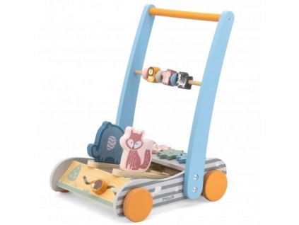 Dřevěné chodítko zvířátka