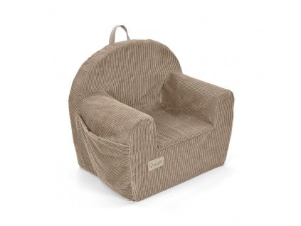 Sedátko křesílko manšestr béžová