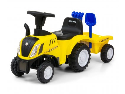 Traktor s vlečkou NEW HOLLAND T7 žlutá