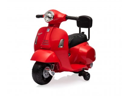 Dětská motorka Mini Vespa GTS červená
