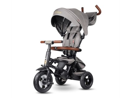 Qplay Rowerek Trojkolowy Rito Delu e Rubber Grey Qplay [11674] 1200