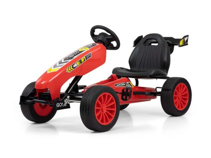 Šlapací motokára Rocket červená
