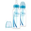 Kojenecká láhev úzkohrdlá OPTIONS 2x250 ml modrá