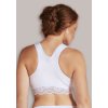 Kojící podprsenka s krajkou S bílá