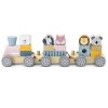 Dřevěná edukační hračka vlak