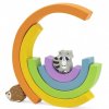 viga wooden rainbow puzzle montessori creative blocks