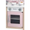 Dětská dřevěná kuchyňka s příslušenstvím růžová