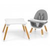 Jídelní židlička 2v1 Malmo šedá