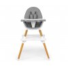 Jídelní židlička 2v1 Malmo šedá