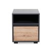 Noční stolek DALIA dub-antracit