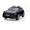Dětské elektrické autíčko Audi E-Tron Sportback 4x4 Black