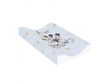 Prebaľovacia podložka mäkká tvarovaná Cosy 50x70 cm Minnie & Mickey modrá