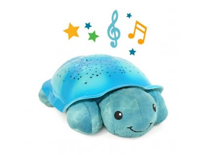 Nočná lammpička s melódiou 2v1 korytnačka modrá