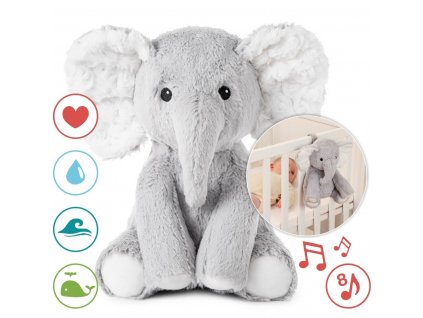 Plyšová hračka s melódiou slon