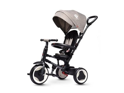 Qplay Rowerek Trojkolowy Rito Grey [5523] 1200