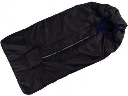 Fusak čierno-tmavomodrý s fleece podšívkou