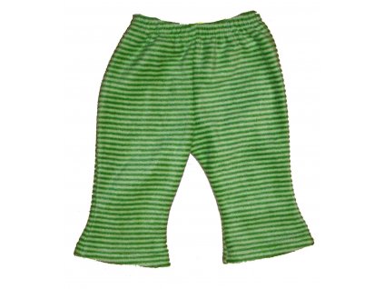 Dojčenské nohavice fleece 9m zelená