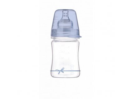 Dojčenská fľaša sklenená 150 ml BABY SHOWER chlapec