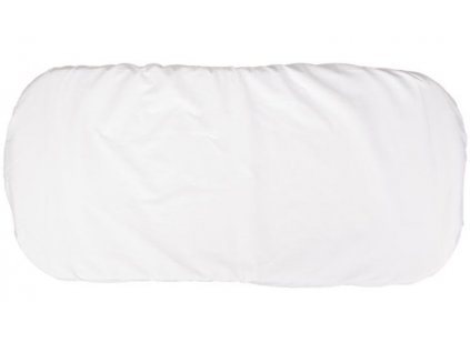 Plachta do kočíku bavlna 35x75 cm biela