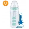 Dojčenská fľaša FC+ anti-coloc s ukazovateľom teploty 300 ml 0-6 m zelená