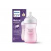 Dojčenská fľaša Natural Response 260 ml ružová