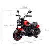 Milly Mally Pojazd na akumulator Motocykl Eagle Red [12234] 1200