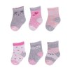 Ponožky kojenecké vzorované 0-3 m holka