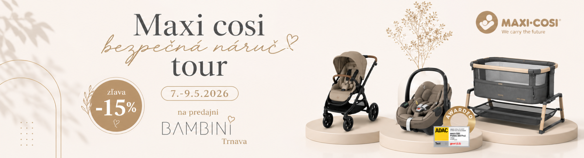 Maxi cosi bezpečná náruč tour