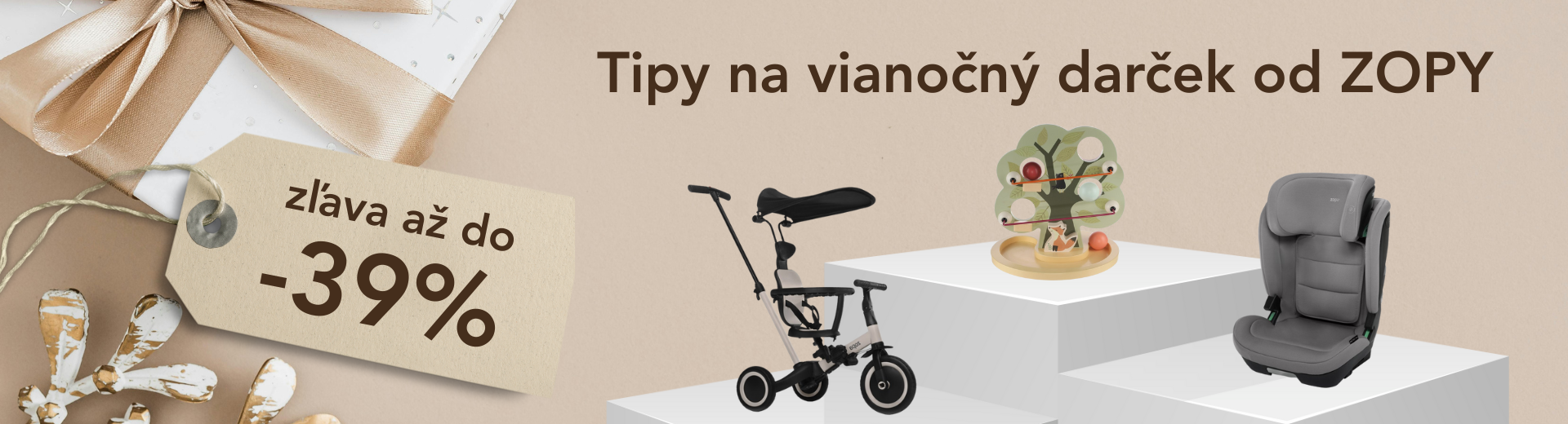 Tipy na Vianočný darček od Zopy