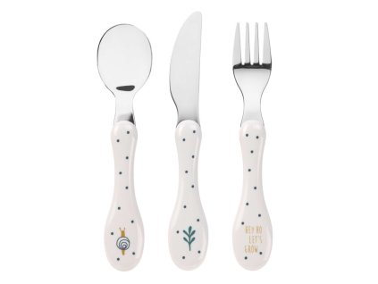 Lässig Detský príbor Cutlery 3pcs Garden Explorer