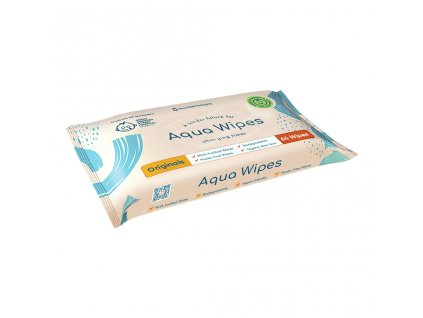 AQUA WIPES EKO Obrúsky detské vlhčené 64 ks