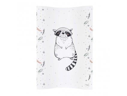 CEBA Podložka prebaľovacia 2-hranná mäkká COSY (50x70) Raccoon